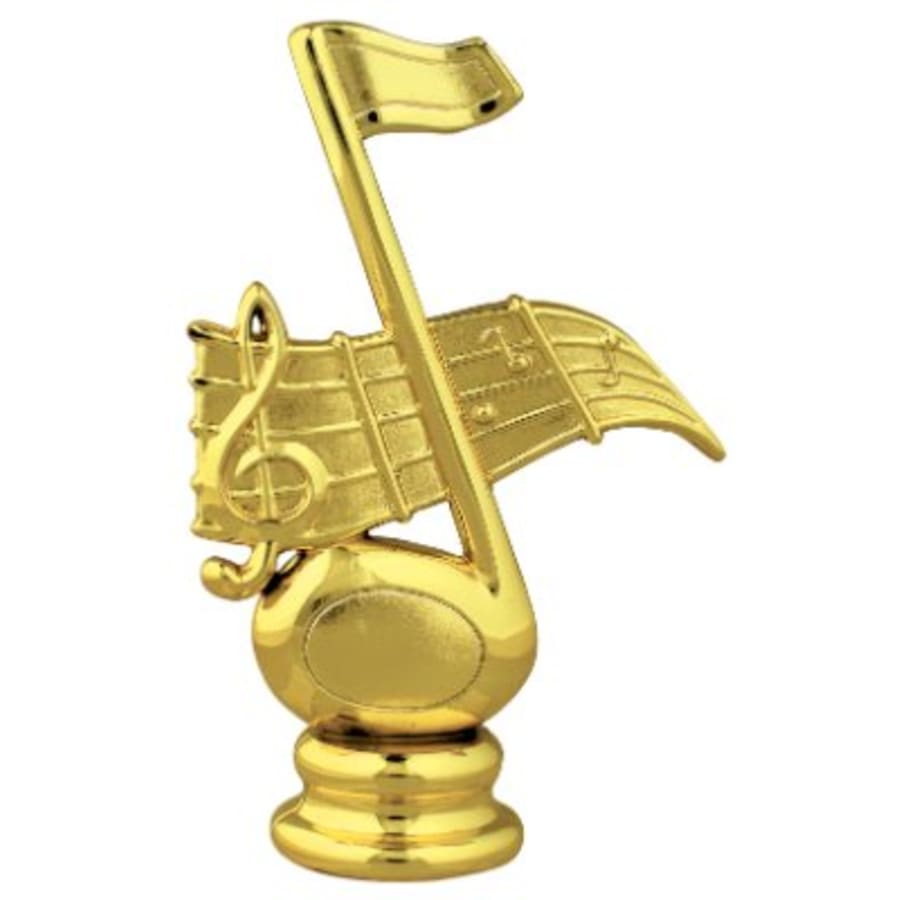 Academic, Music, Novelty and Victory Trophy Figures (Packs) - 4 1/2" Music Note Figure