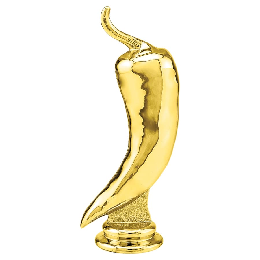 Academic, Music, Novelty and Victory Trophy Figures (Packs) - 5" Gold Chili Pepper Figure