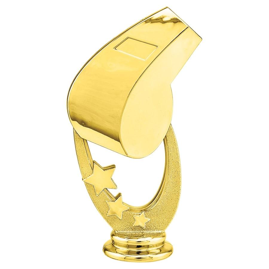 Academic, Music, Novelty and Victory Trophy Figures (Packs) - 5" Gold Whistle Figure