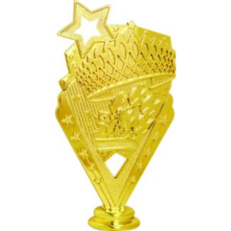 Academic, Music, Novelty and Victory Trophy Figures (Packs) - 6" Beauty Pageant Crown Action Figure