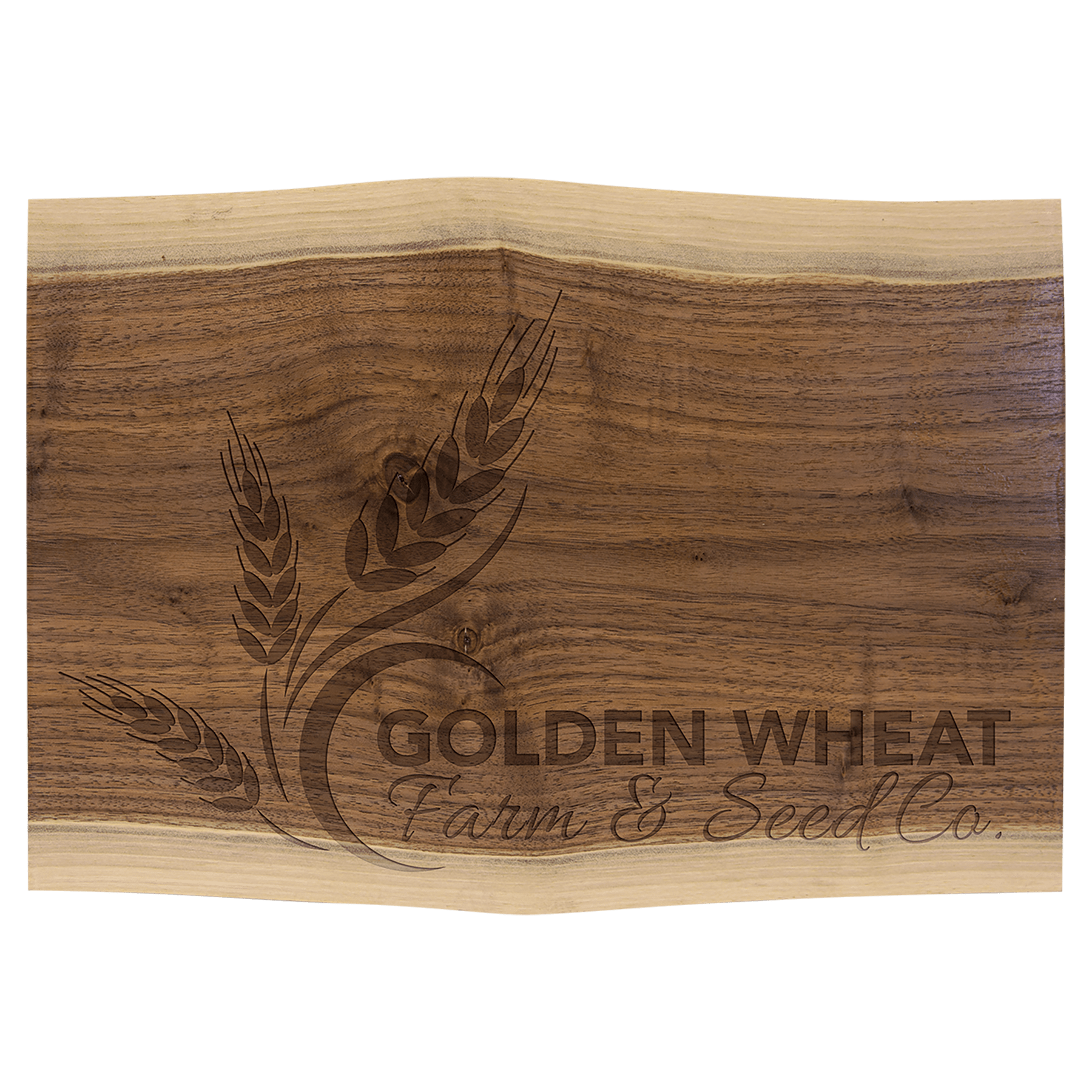 Personalized Black Walnut Cutting and Charcuterie Board - 13 3/4in x 9 3/4in