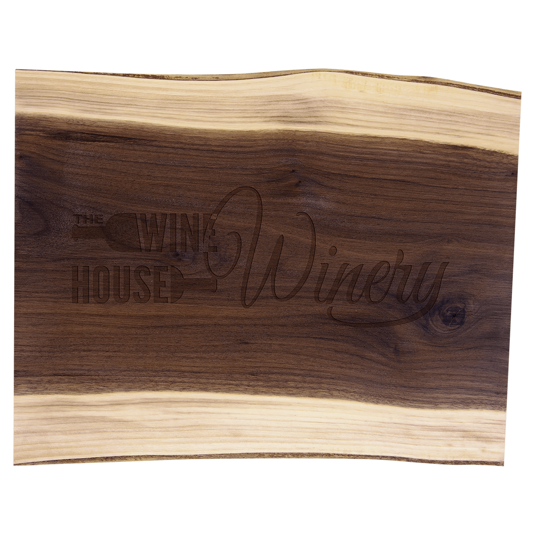 Personalized Black Walnut Cutting and Charcuterie Board - 15in x 11 1/2in