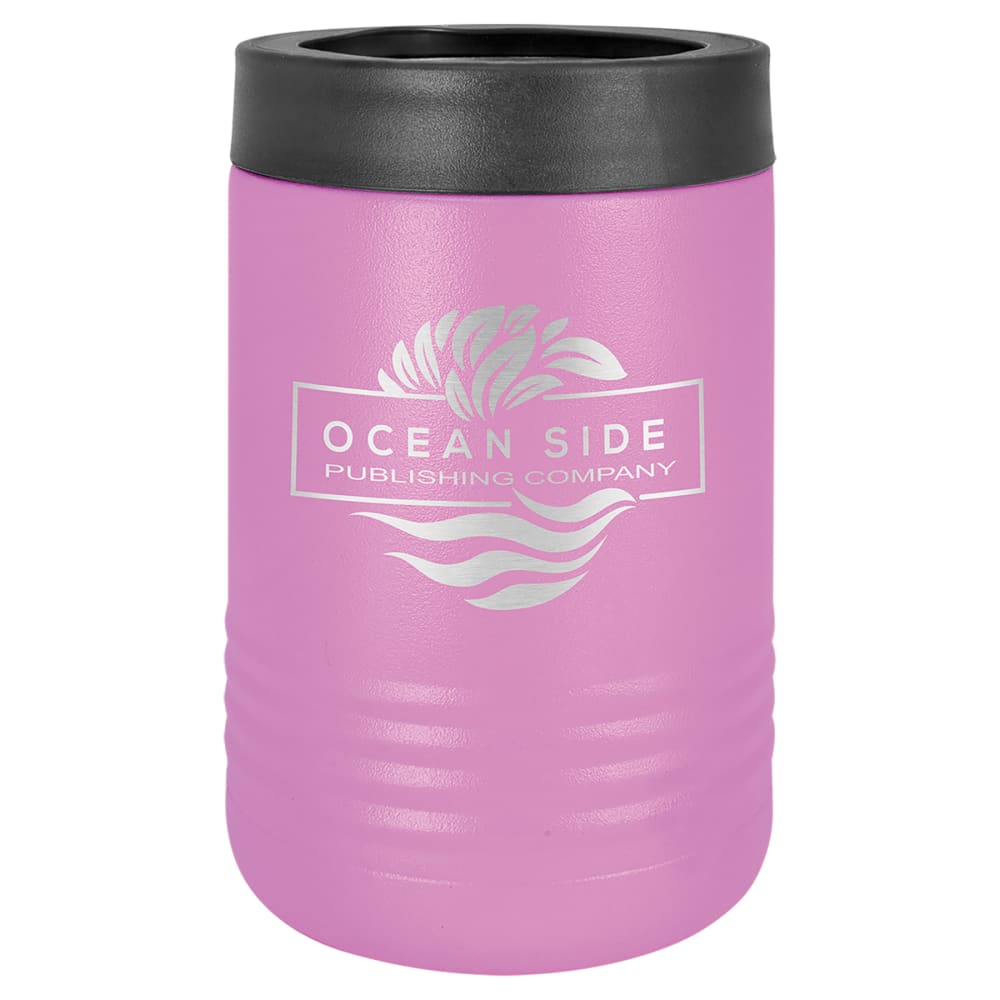 Personalized Polar Camel Can Cooler - Standard 12 oz. Can & Bottle, Light Purple