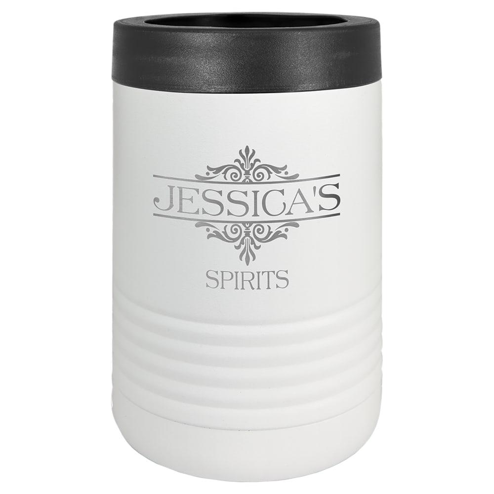 Personalized Polar Camel Can Cooler - Standard 12 oz. Can & Bottle, White