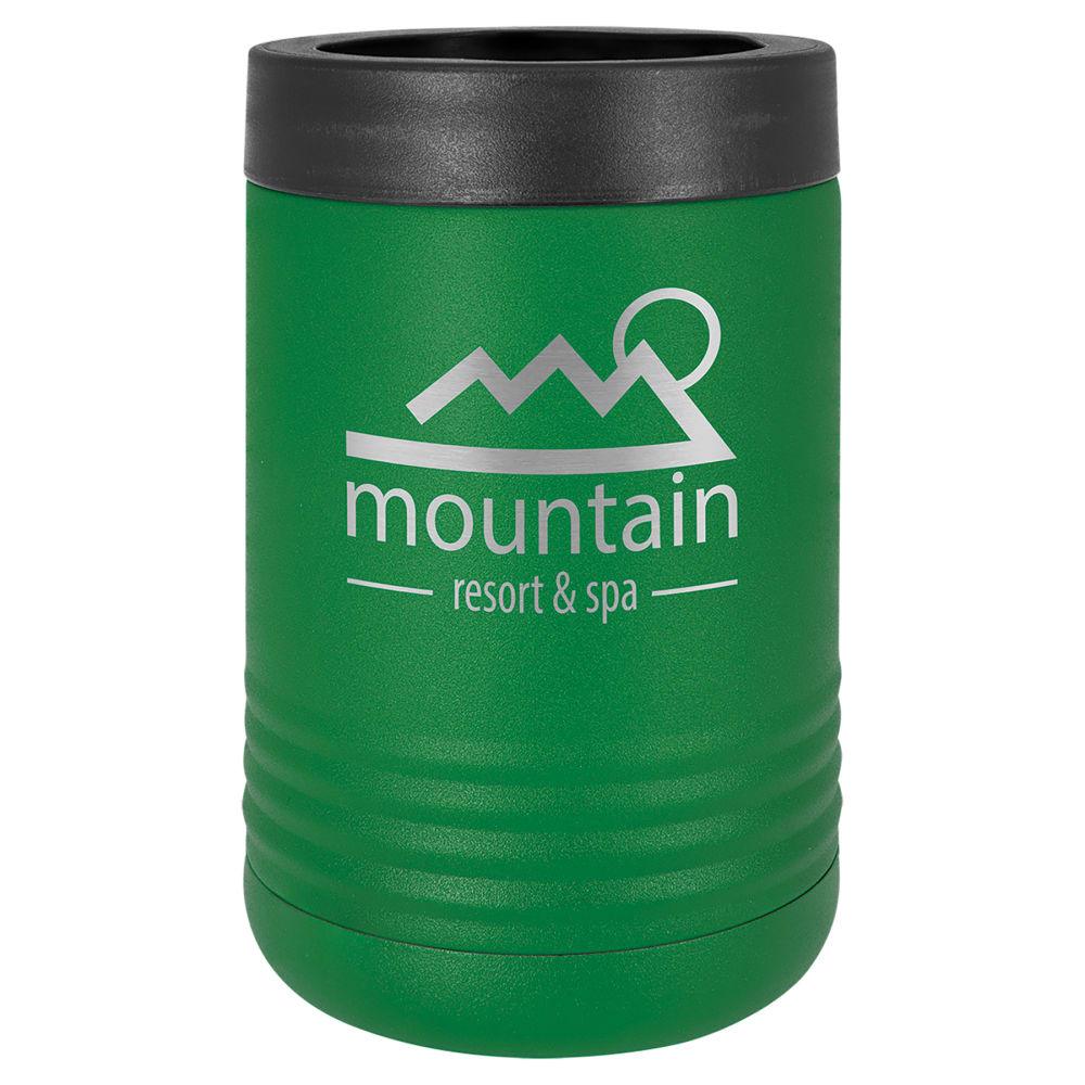 Personalized Polar Camel Can Cooler - Standard 12 oz. Can & Bottle, Green