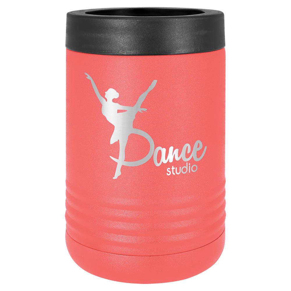 Personalized Polar Camel Can Cooler - Standard 12 oz. Can & Bottle, Coral