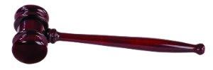 Personalized Gavel, Walnut or Rosewood Piano Finish - Rosewood Piano Finish