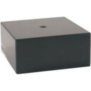 Genuine Black Marble Cup Bases - 5" x 5" x 2" Black Genuine Marble Cup Base