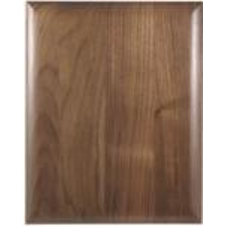 Genuine Walnut, Cherry and Alder Plaques, Blank - 10 1/2" x 13" Elliptical Edge Square Corner Genuine Walnut Plaque