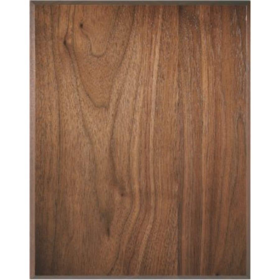 Genuine Walnut, Cherry and Alder Plaques, Blank - 7" x 9" 45 Degree Bevel Edge Genuine Walnut Plaque