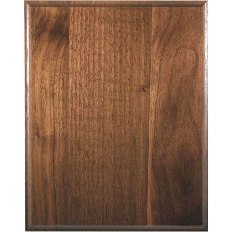 Genuine Walnut, Cherry and Alder Plaques, Blank - 9" x 12" Cove Edge Genuine Walnut Plaque