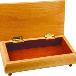 Engraved Red Alder Keepsake Box