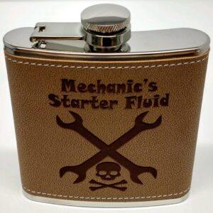 "Starter Fluid" Flask for Mechanics