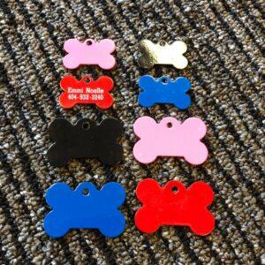 Personalized Bone Pet ID Tag