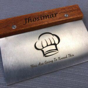 Personalized Baker's Dough Scraper