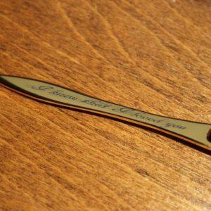 Engraved Letter Opener