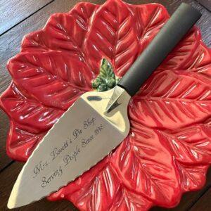 Personalized Engraved Pie Server