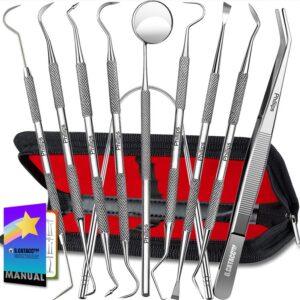 Engraved 10-Piece Dental Tool Kit