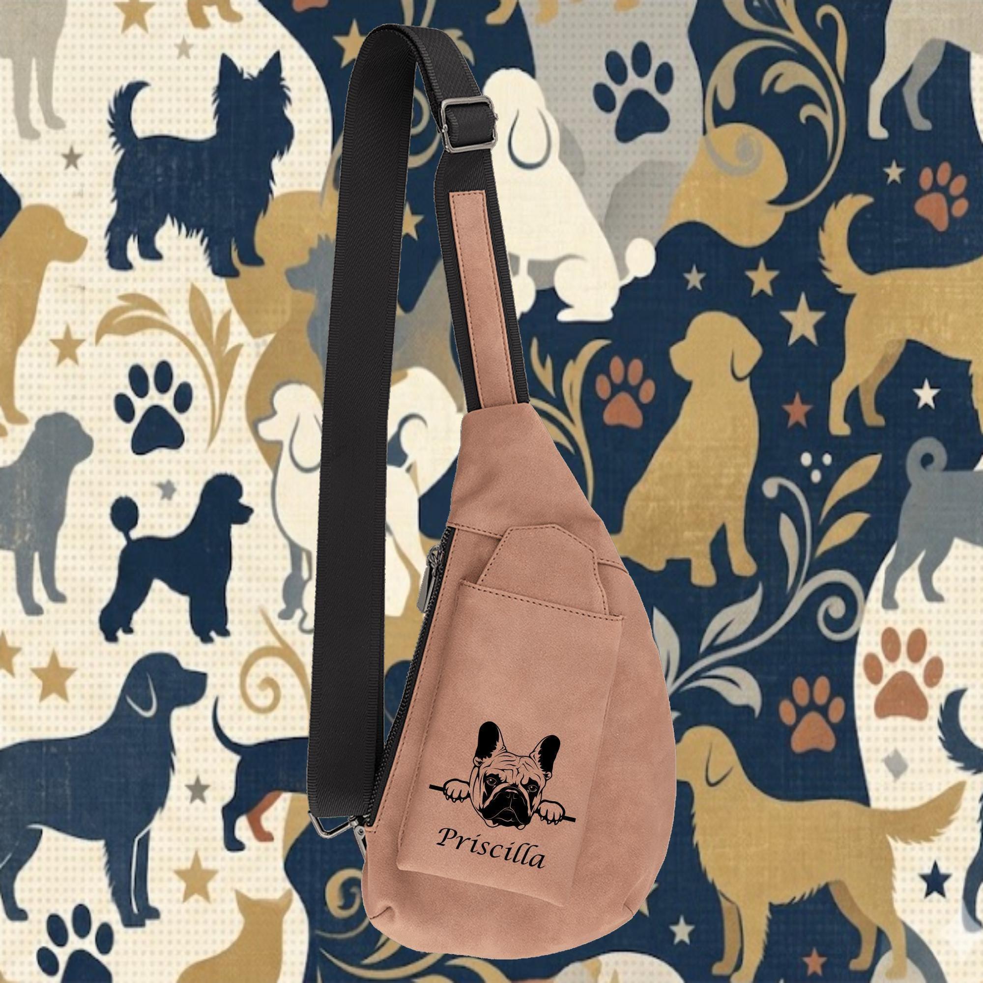 Engraved Dog Breed Sling Bag
