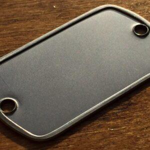 Engraved Two-Hole Dog Tags for Paracord