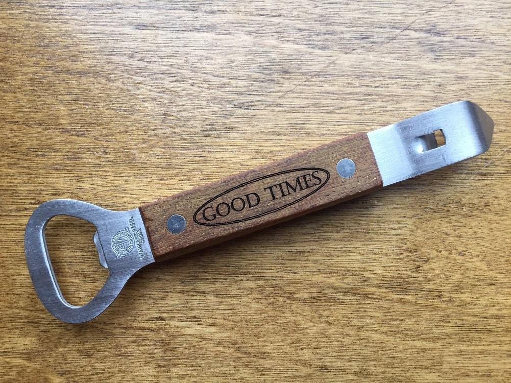 Personalized Wood Handle Can & Bottle Opener – photo 3