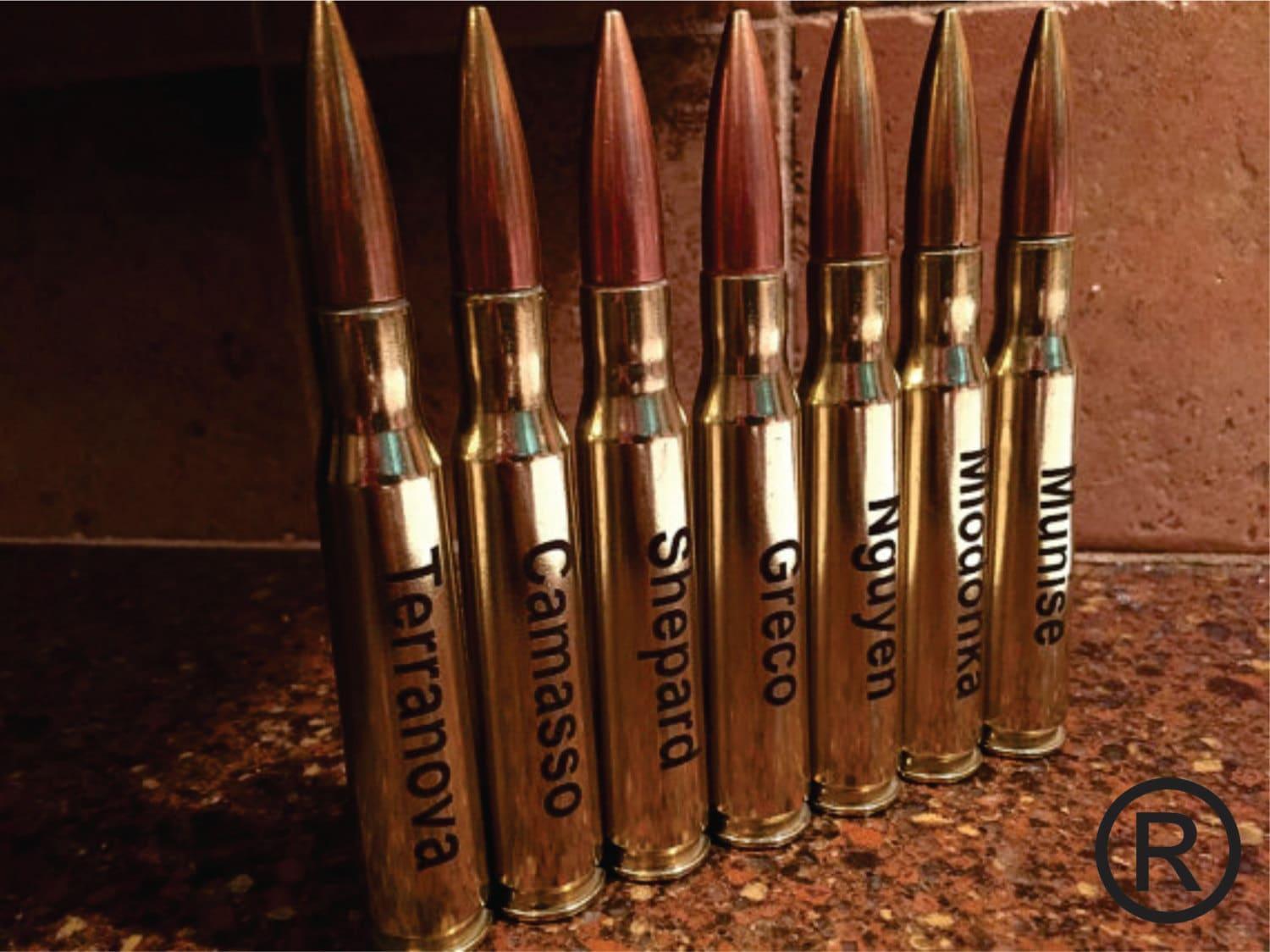 Engraved .50 Caliber Bullet Bottle Opener