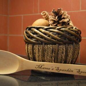 Personalized Bamboo "Spanking Spoon"