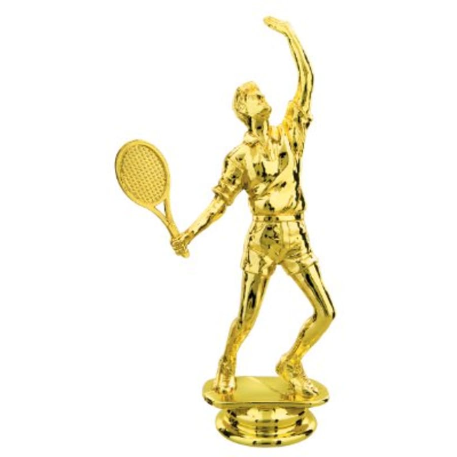 Individual Sport Trophy Figures: Track, Tennis, Golf, Bowling, Martial Arts and More (Packs) - 6" Male Tennis Figure