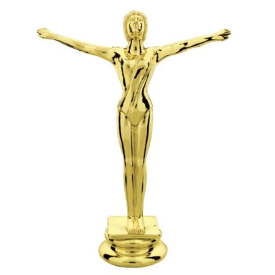 Individual Sport Trophy Figures: Track, Tennis, Golf, Bowling, Martial Arts and More (Packs) - 5 1/4" Female Gymnast Figure