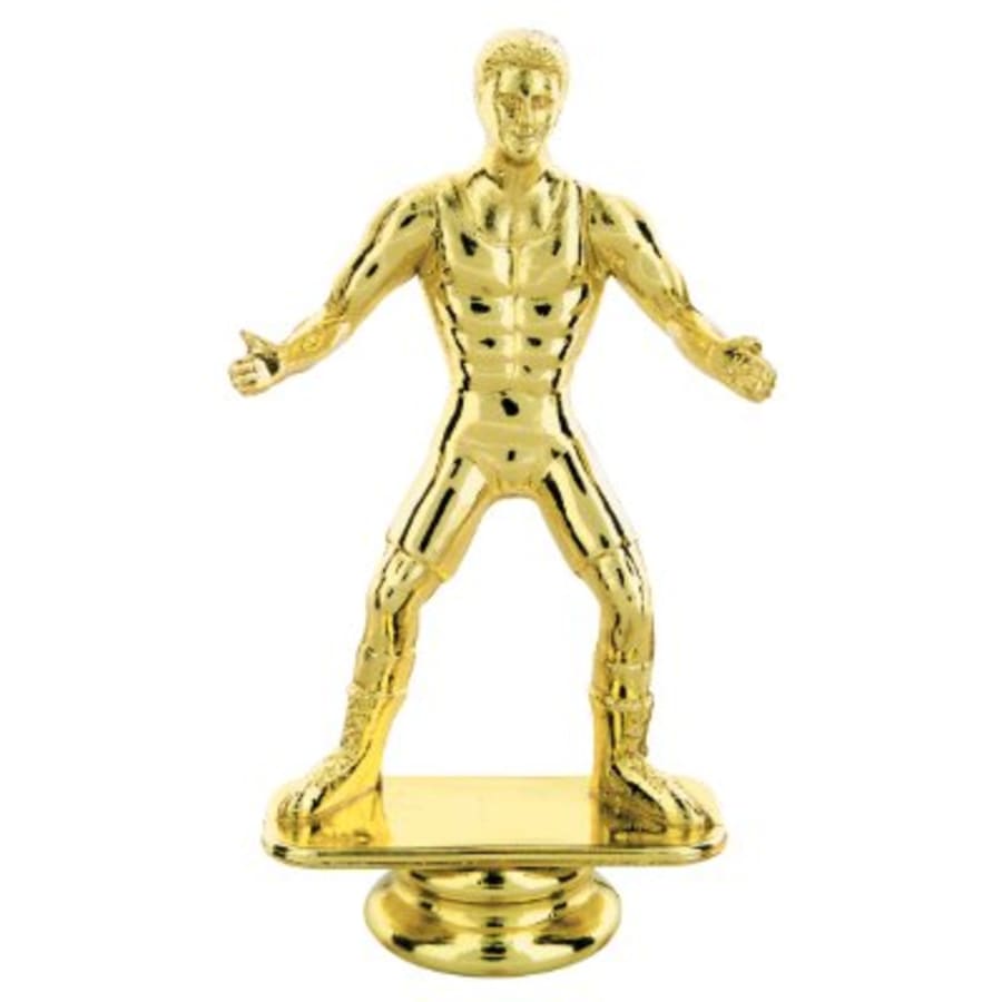 Individual Sport Trophy Figures: Track, Tennis, Golf, Bowling, Martial Arts and More (Packs) - 5" Wrestler Figure