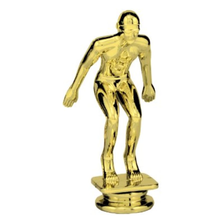 Individual Sport Trophy Figures: Track, Tennis, Golf, Bowling, Martial Arts and More (Packs) - 5" Male Swimmer Figure