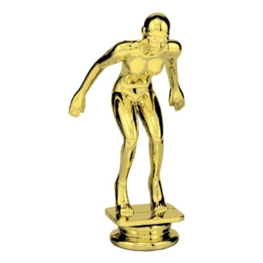 Individual Sport Trophy Figures: Track, Tennis, Golf, Bowling, Martial Arts and More (Packs) - 5" Female Swimmer Figure
