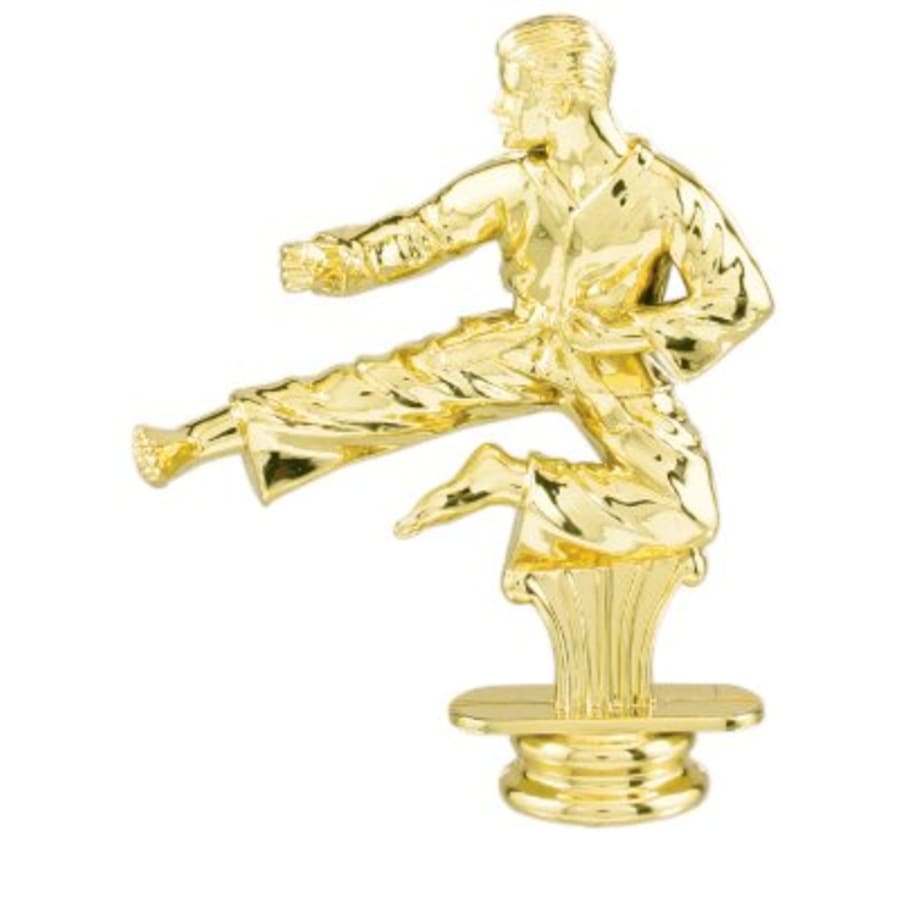 Individual Sport Trophy Figures: Track, Tennis, Golf, Bowling, Martial Arts and More (Packs) - 4 1/4" Male Karate Figure