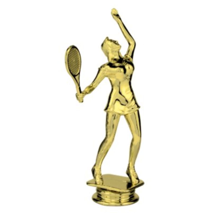 Individual Sport Trophy Figures: Track, Tennis, Golf, Bowling, Martial Arts and More (Packs) - 6" Female Tennis Figure