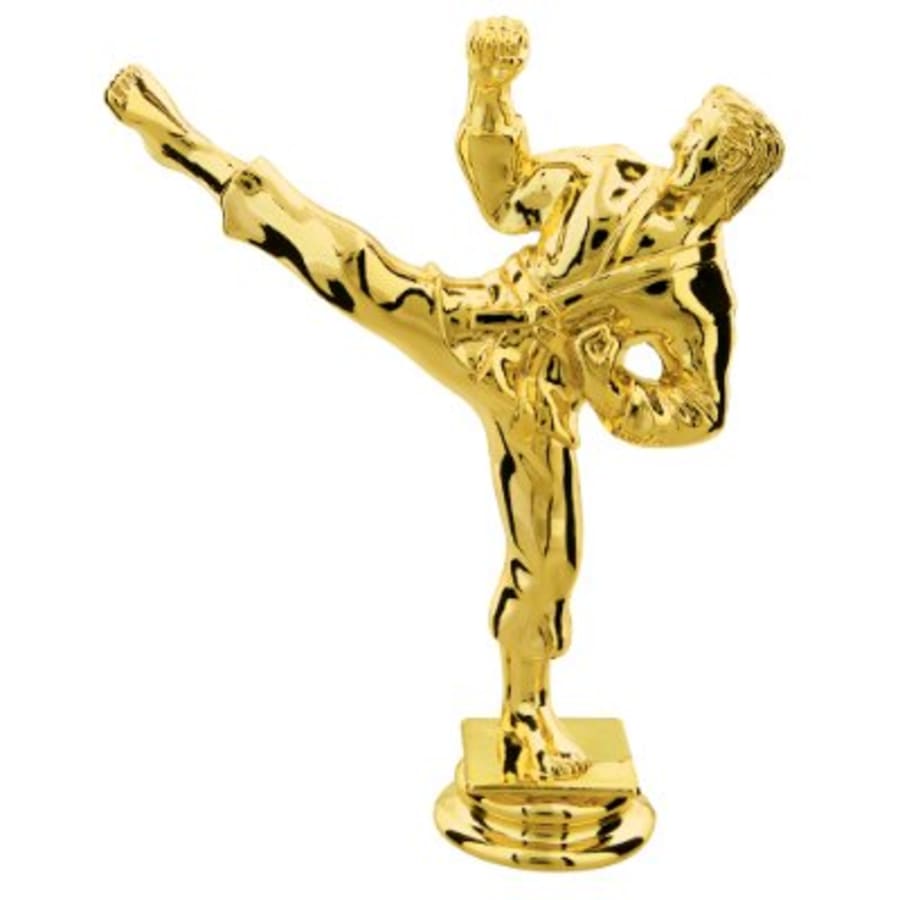 Individual Sport Trophy Figures: Track, Tennis, Golf, Bowling, Martial Arts and More (Packs) - 5 1/4" Male Karate Figure