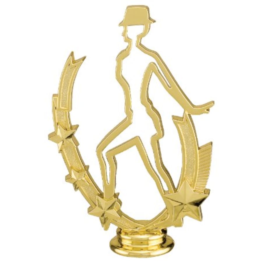 Individual Sport Trophy Figures: Track, Tennis, Golf, Bowling, Martial Arts and More (Packs) - 5 1/4" Dance Profile Figure