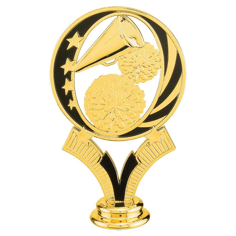 Individual Sport Trophy Figures: Track, Tennis, Golf, Bowling, Martial Arts and More (Packs) - 5" Black/Gold Cheer MidNite Star Figure