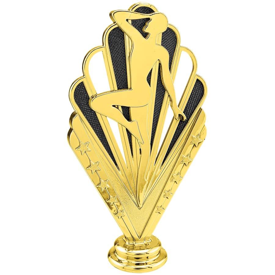 Individual Sport Trophy Figures: Track, Tennis, Golf, Bowling, Martial Arts and More (Packs) - 6" Gold/Black Dance Action Figure