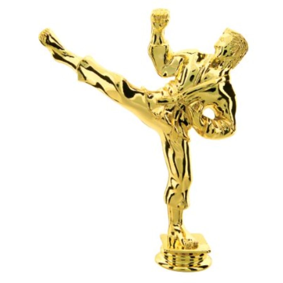 Individual Sport Trophy Figures: Track, Tennis, Golf, Bowling, Martial Arts and More (Packs) - 6 1/4" Male Karate Figure