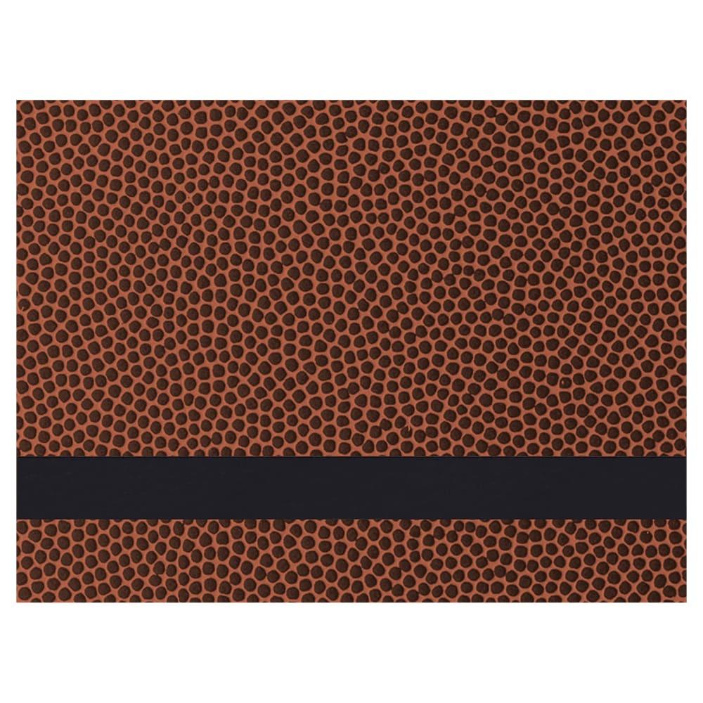 Laserable Leatherette Sheets 12x18 with Adhesive Back (Faux Leather Blanks) - Football / 1 Sheet