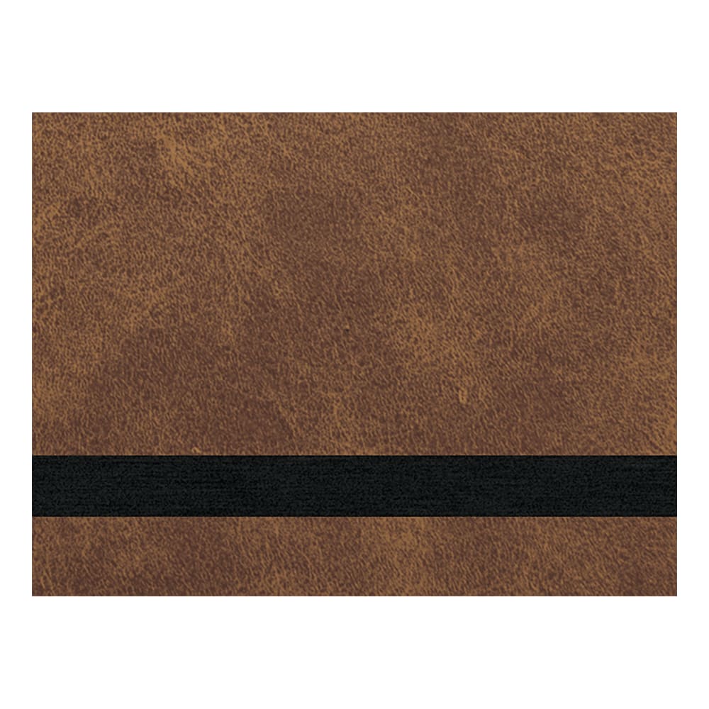 Laserable Leatherette Sheets 12x24, No Adhesive (Faux Leather Blanks) - Premier Creekside, 1.57mm / Dark Brown / 1 Sheet