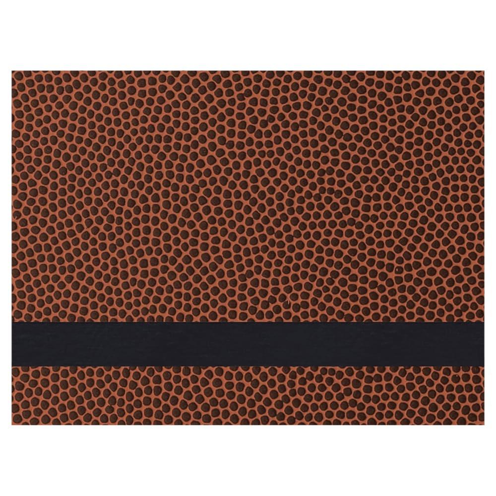 Laserable Leatherette Sheets 12x24, No Adhesive (Faux Leather Blanks) - Standard, 1.2mm / Football / 1 Sheet