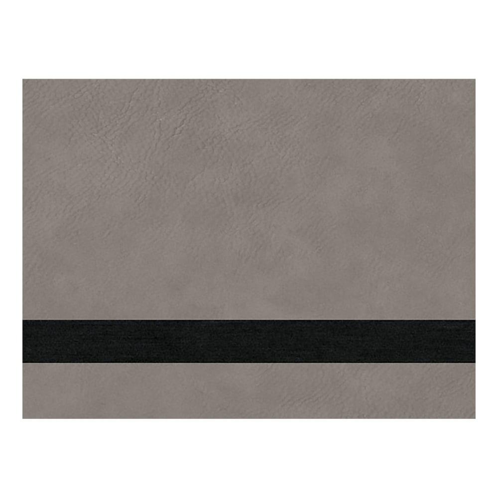 Laserable Leatherette Sheets 12x24, No Adhesive (Faux Leather Blanks) - Standard, 1.2mm / Gray / 1 Sheet