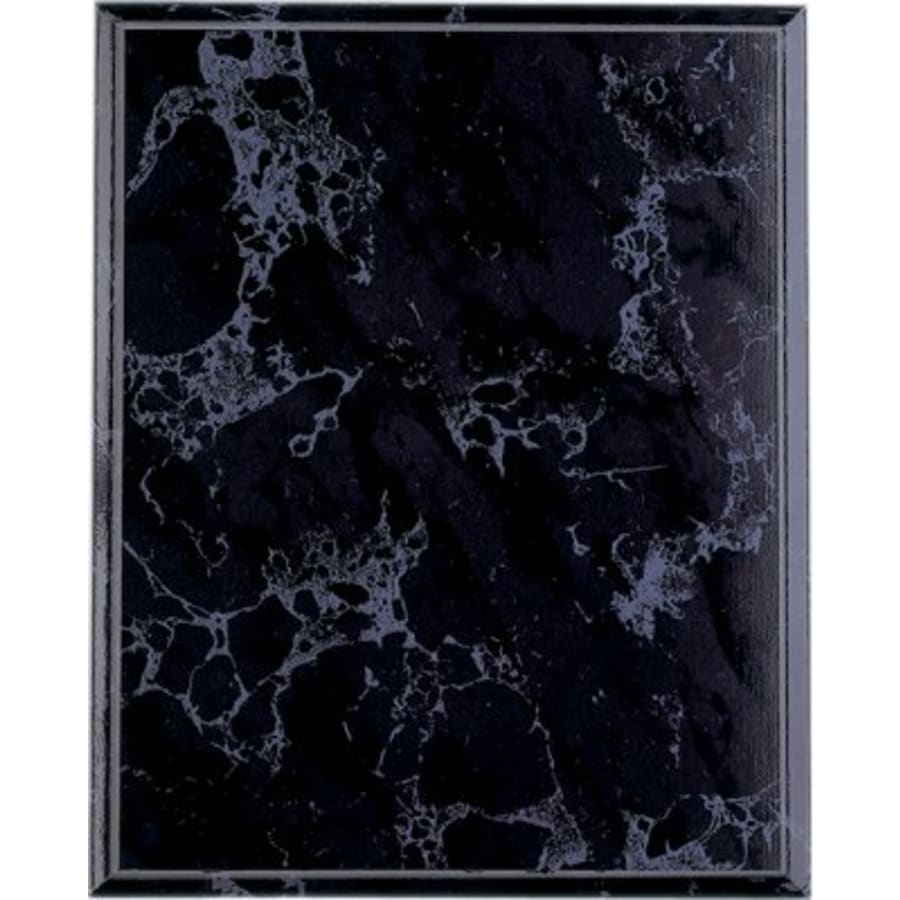 Marble, Color and Black Finish Plaque Boards, Blank - 5" x 7" Black Marble Finish Plaque