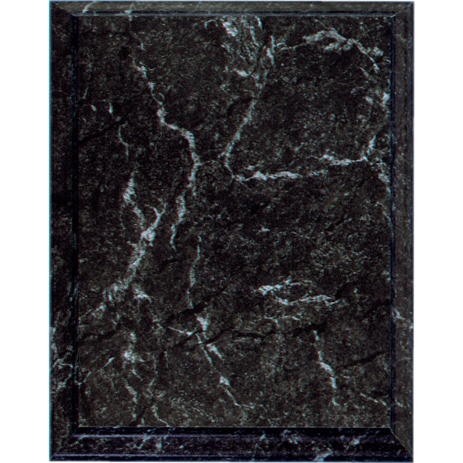 Marble, Color and Black Finish Plaque Boards, Blank - 7" x 9" Improved Black Marble Finish Plaque
