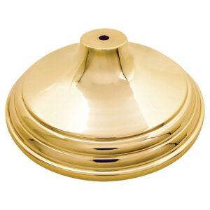 Metal Trophy Cups, Bowls, Easy Cups and Lids (Single, 5 or 10) - 8" Gold Metal Cup Lid