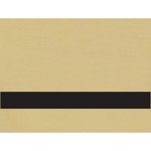 Metallic and Flexible Laser Engraving Plastic Sheets - .020" Brushed Gold/Black Premier JDS Flex Self-Adhesive