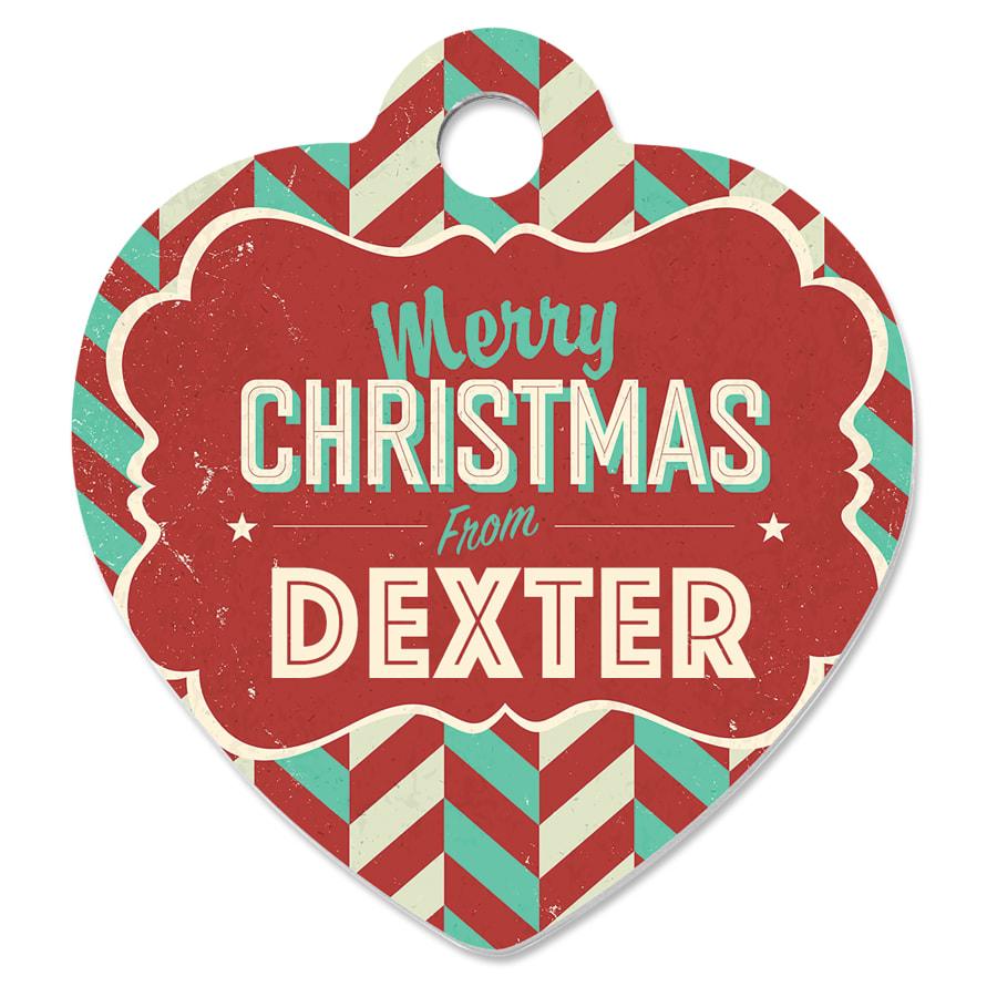 Perpetual Plates, Die-Cut Discs and Sublimation Tags (Packs) - 1 1/4" x 1 1/4" White Sublimatable Aluminum Heart Pet Tag