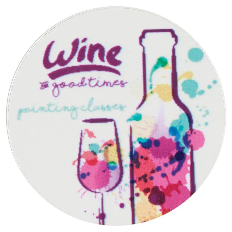 Perpetual Plates, Die-Cut Discs and Sublimation Tags (Packs) - 1" x .020" Gloss White Sublimatable Steel Disc