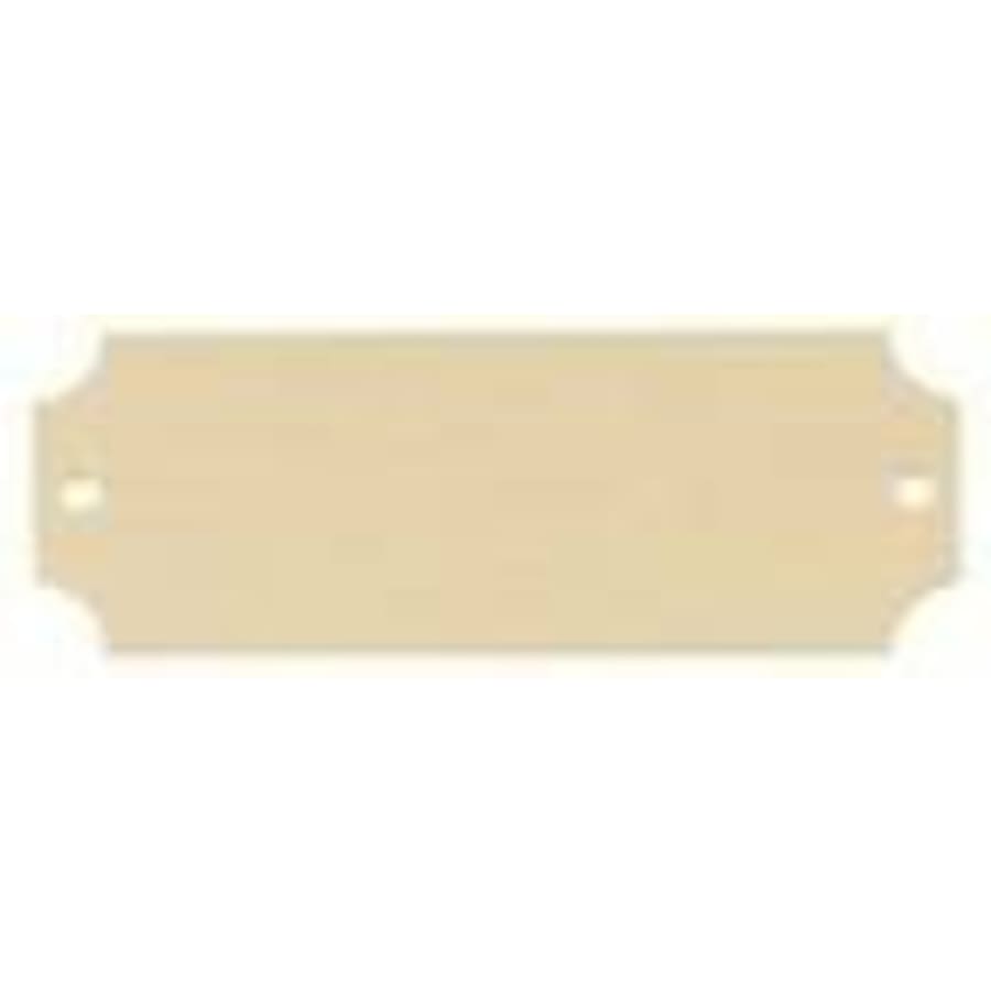 Perpetual Plates, Die-Cut Discs and Sublimation Tags (Packs) - 2 1/2" x 7/8" Bright Gold Brass Perpetual Plate